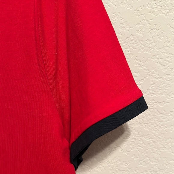 Tommy Hilfiger Red T-Shirt Dress Knee-Length Short Sleeve NWOT - Picture 6 of 7